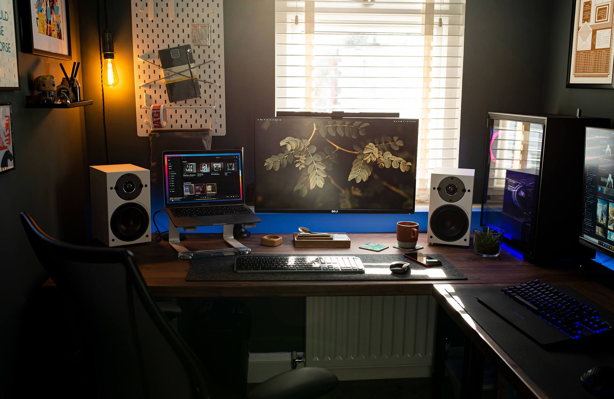 L-shaped Desk Setup in Essex, UK