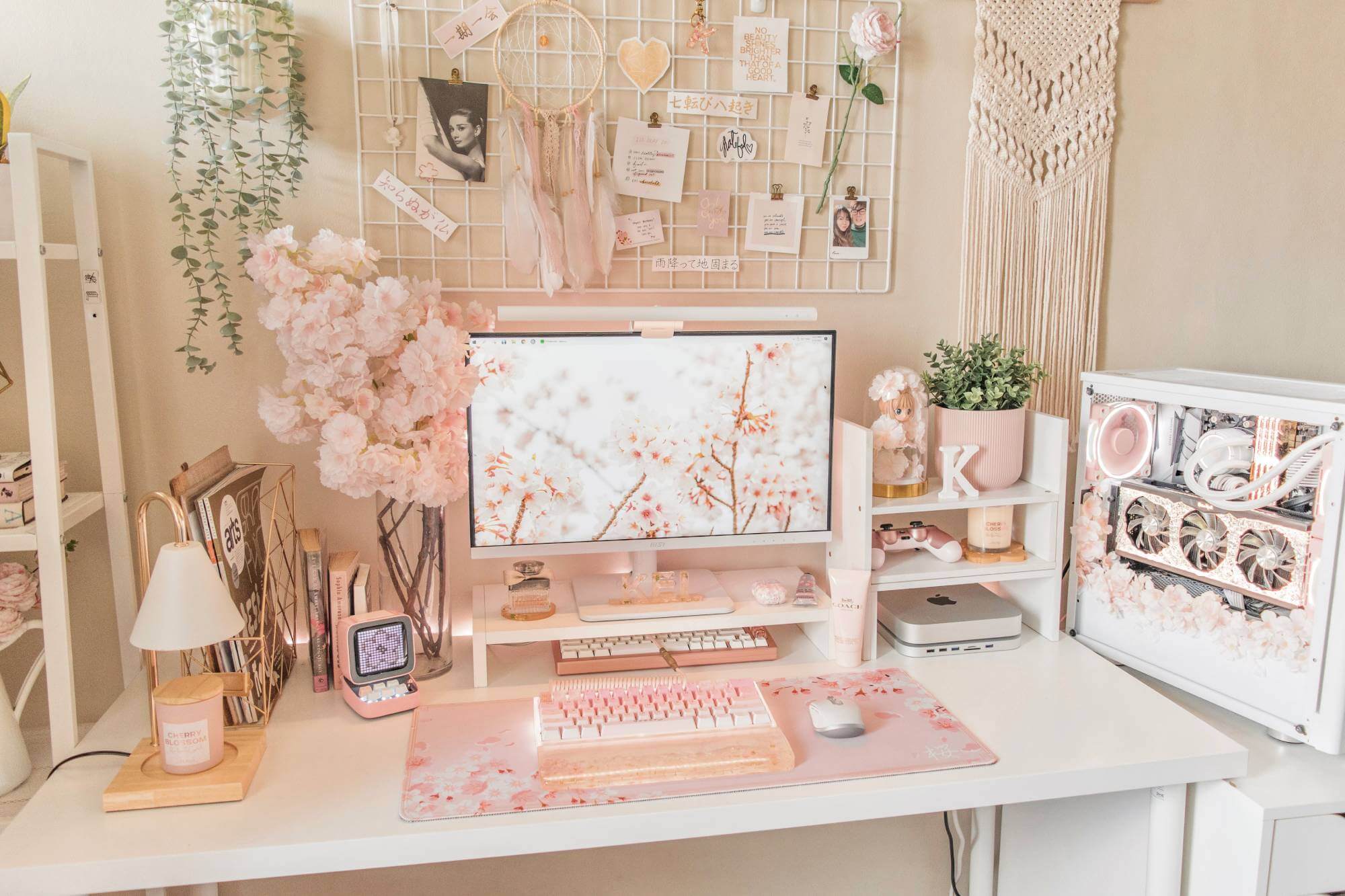 Pretty in Pink pink desk decorations Ideas for Your Desk Space