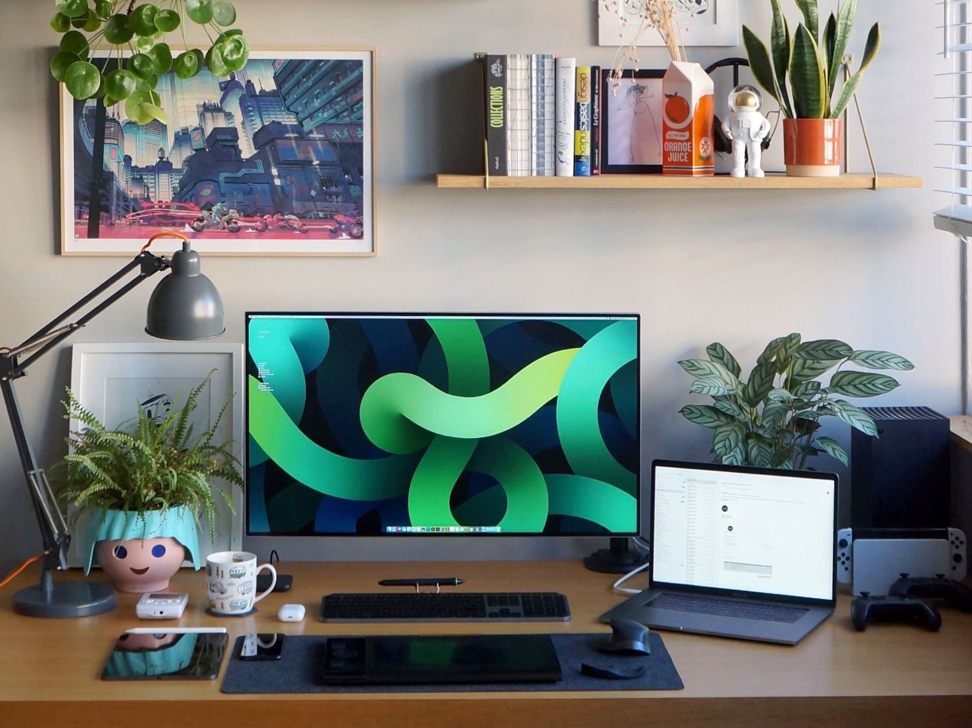 Graphic Designer Working-From-Home Workspace