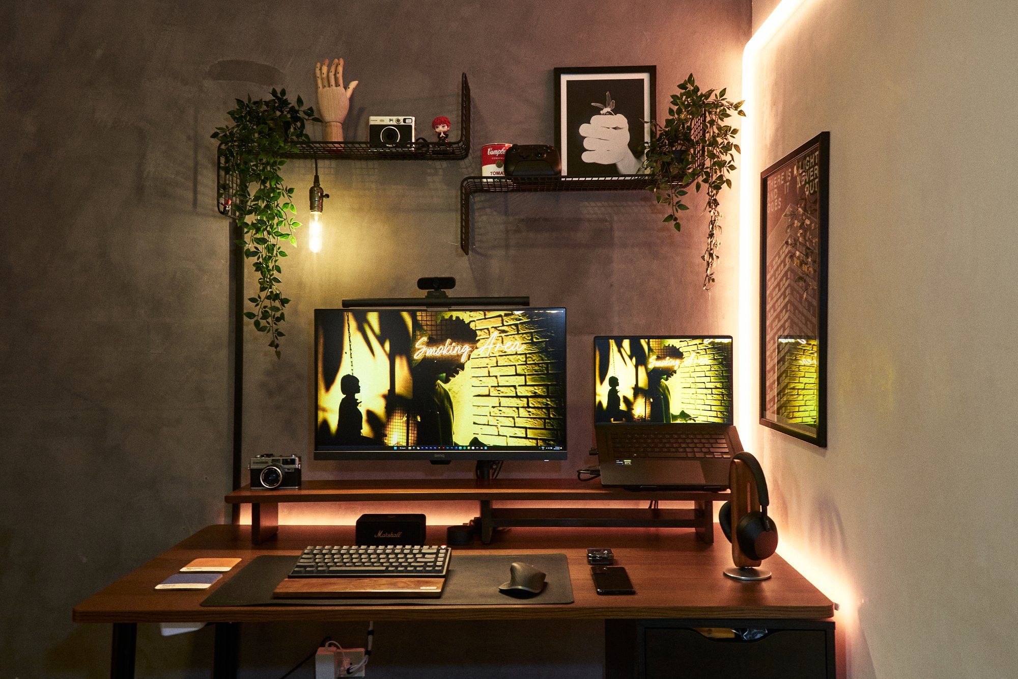 Dark And Cosy Industrial Workspace By Kris In The Philippines