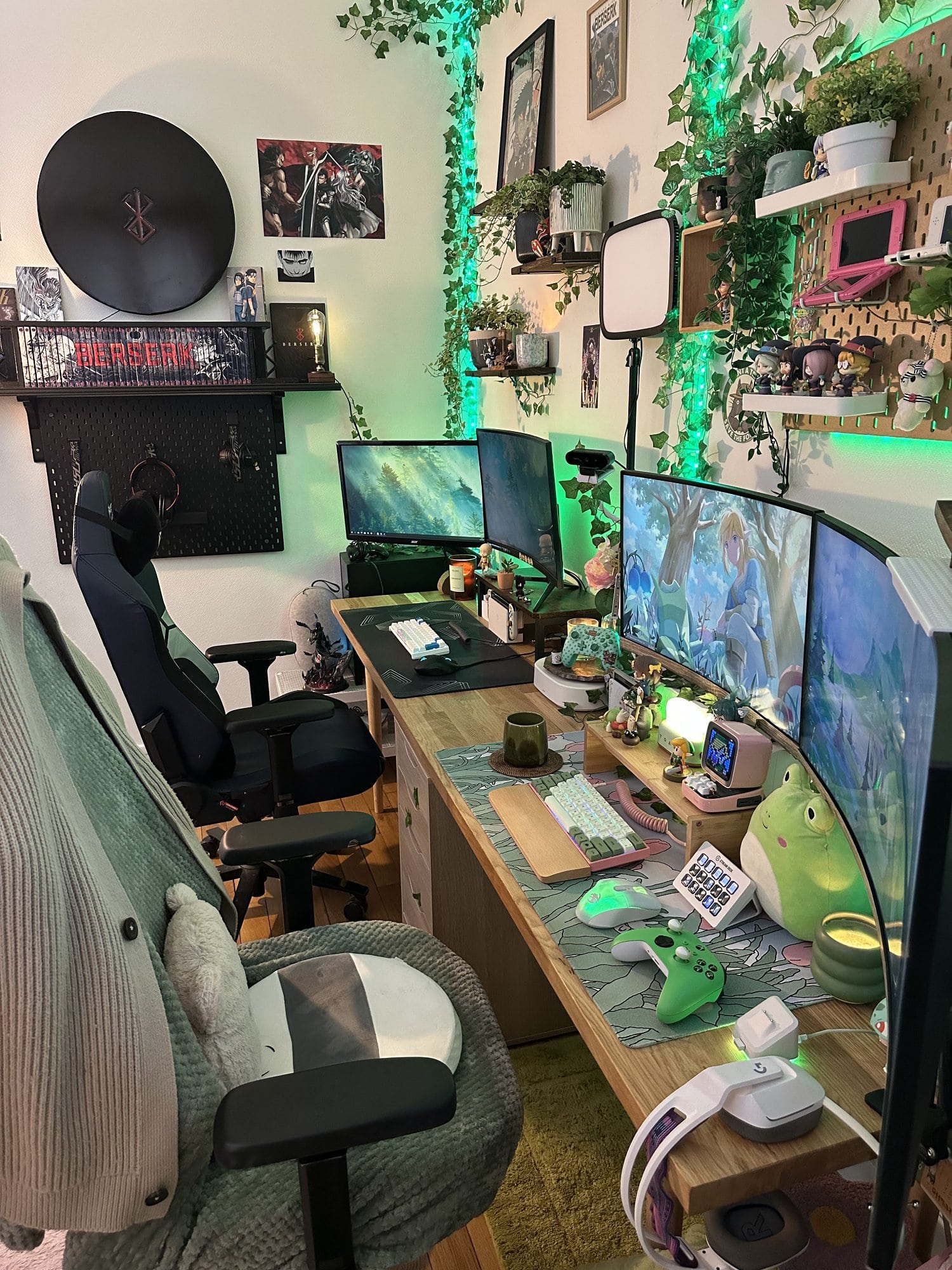 Japanese-Inspired Gaming Room