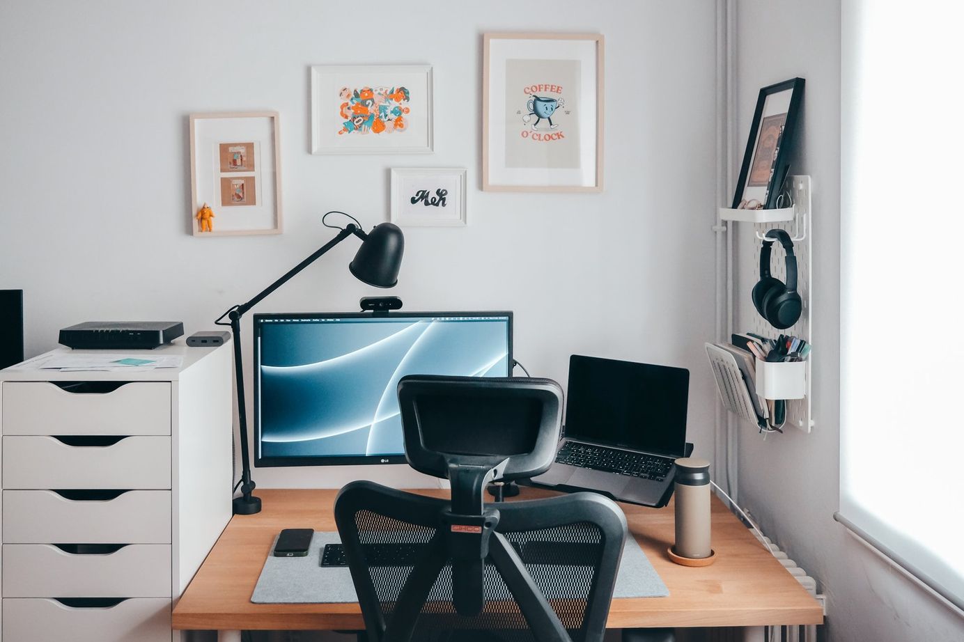 Desk Setups, Home Office Ideas and WFH tips