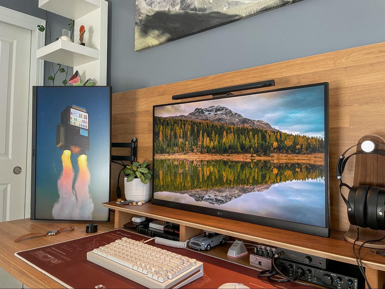 Floating Desk Setup