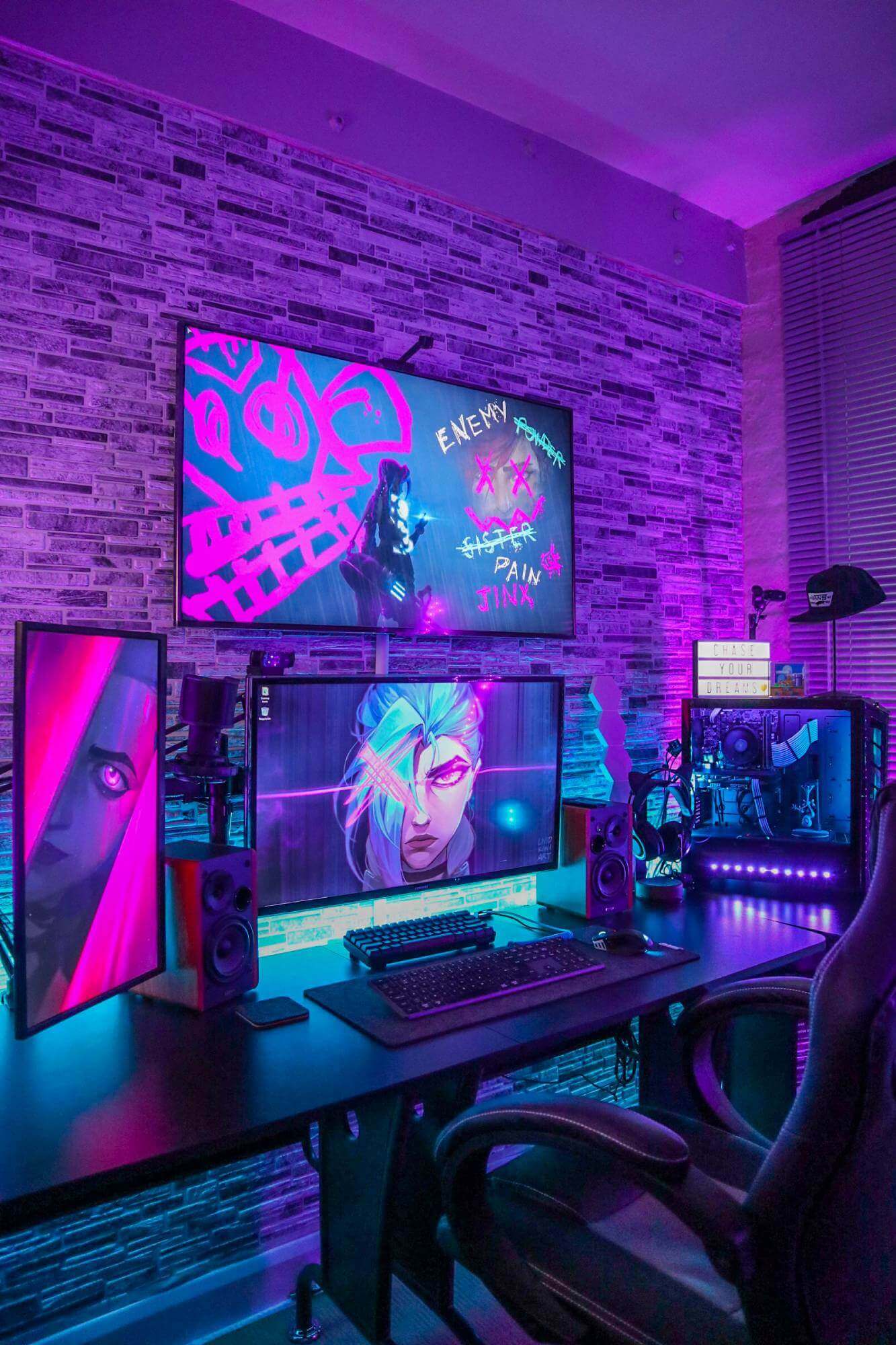 Twitch Streaming Desk Setup by DarkMatrixZero