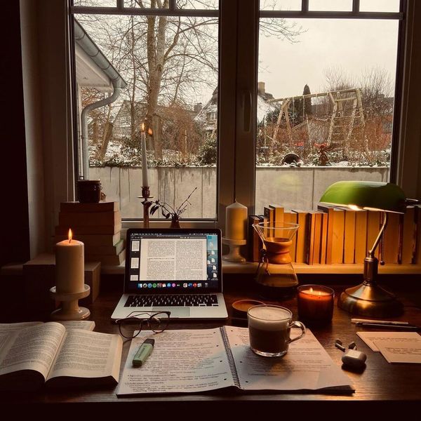 Cosy Studygram Setup by Andotherlawstories